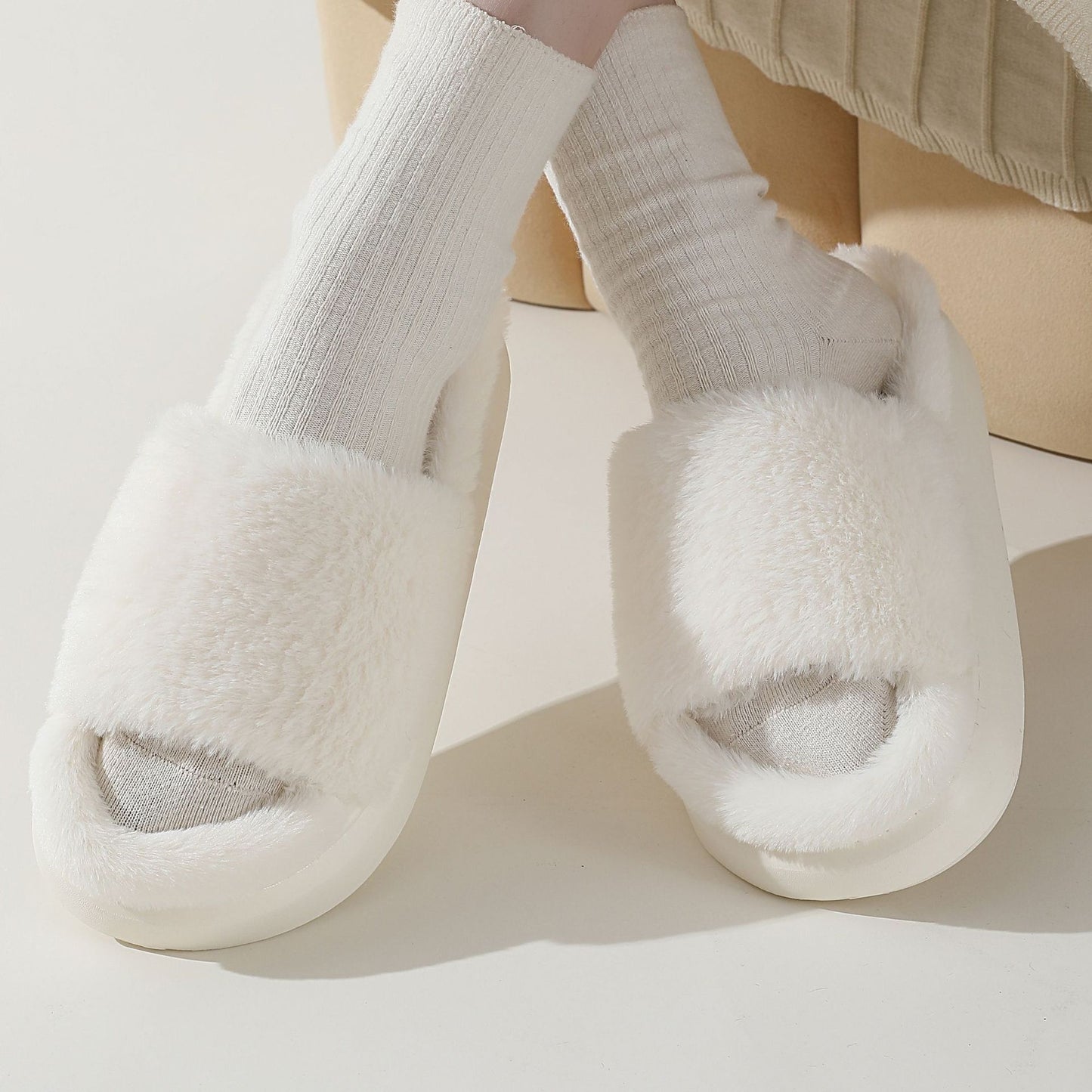 Eva Fluffy Slippers