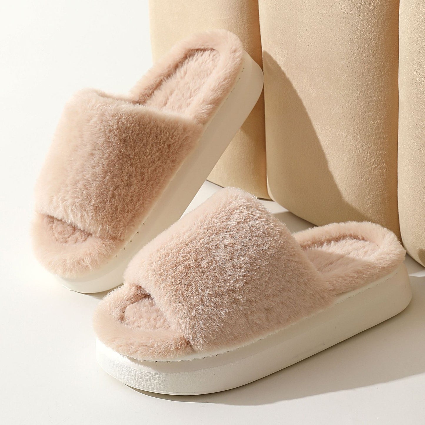 Eva Fluffy Slippers