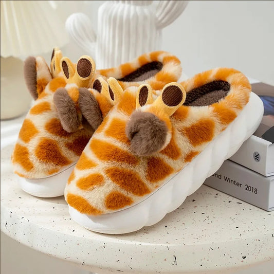 Autumn And Winter Home Velvet Slippers