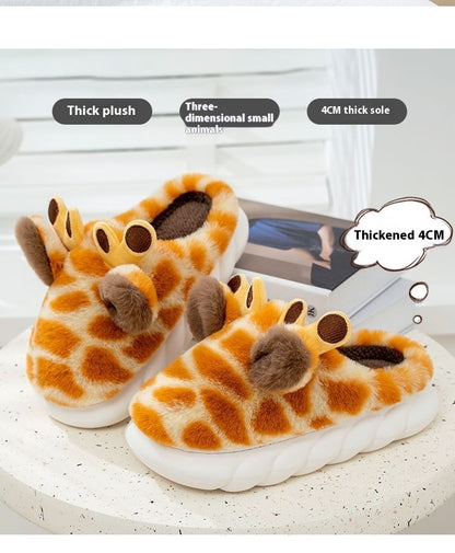Autumn And Winter Home Velvet Slippers